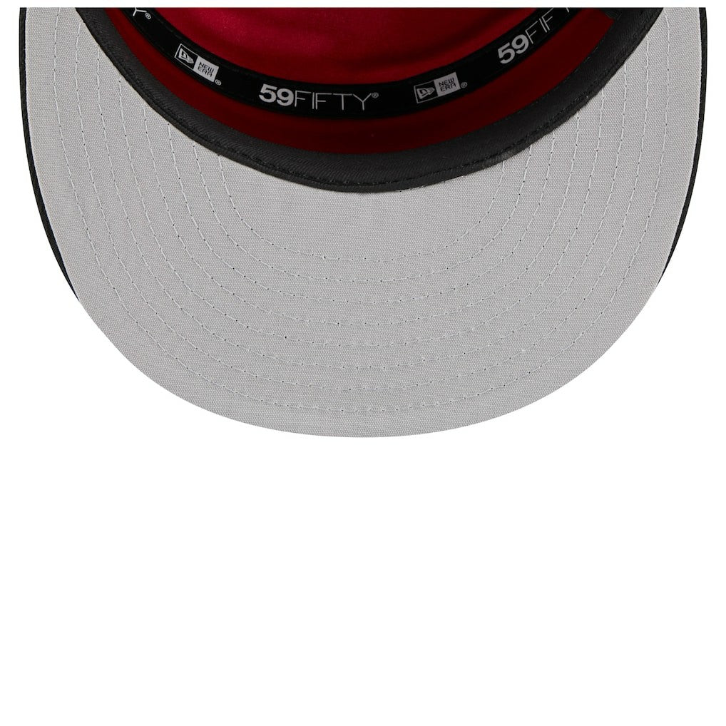 Atlanta Hawks 2025 NBA Tip Off Split Panel 59FIFTY Fitted Hat White/Black - New Era
