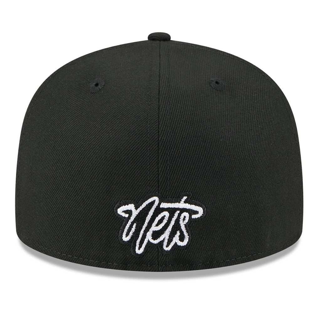 Brooklyn Nets 2025 NBA Tip Off Split Panel 59FIFTY Fitted Hat White/Black - New Era outlet