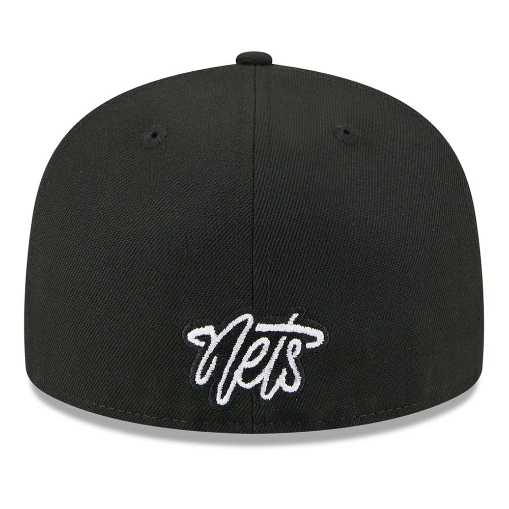 Brooklyn Nets 2025 NBA Tip Off Split Panel 59FIFTY Fitted Hat White/Black - New Era outlet