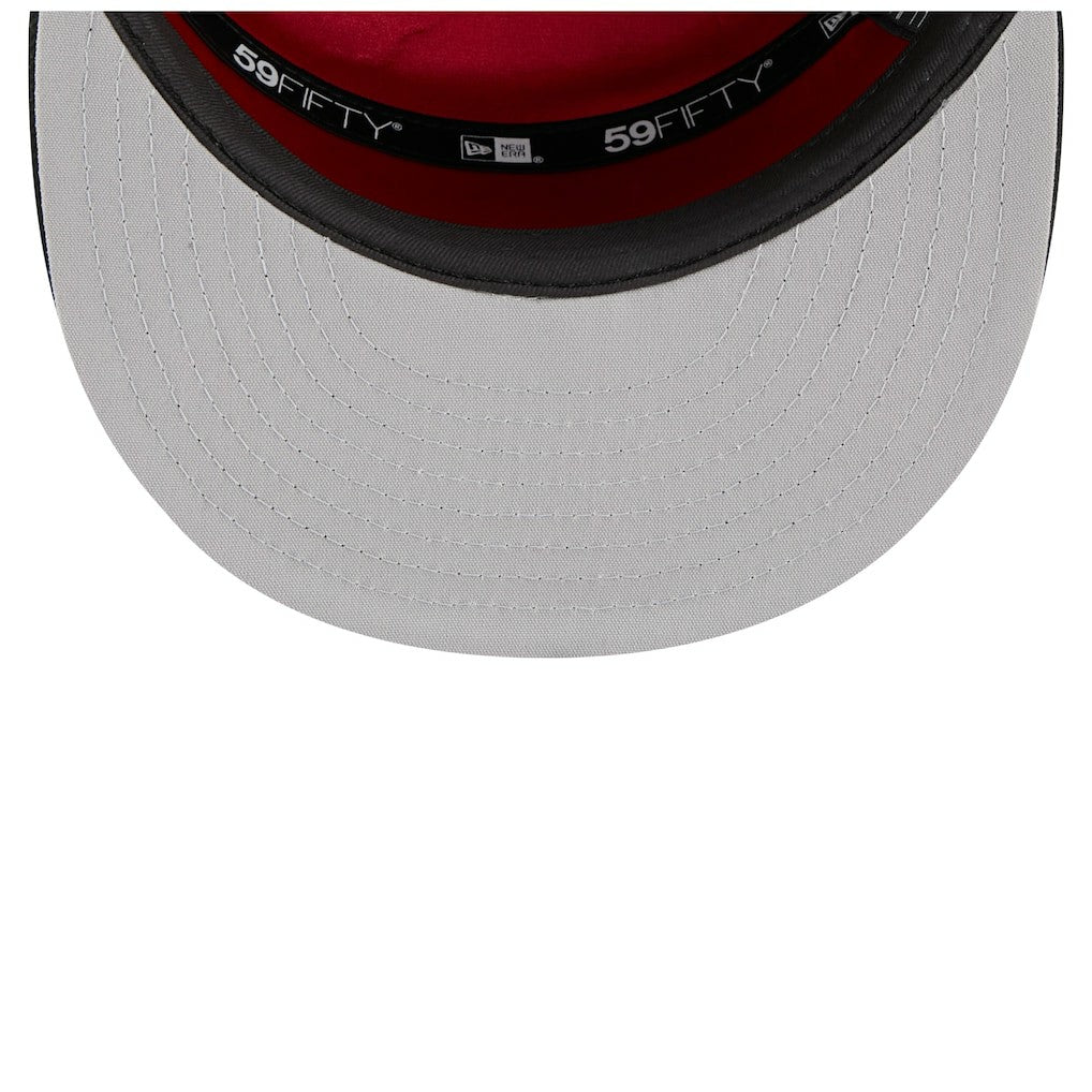 Chicago Bulls 2025 NBA Tip Off Split Panel 59FIFTY Fitted Hat White/Black - New Era