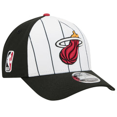Miami Heat 2025 NBA Tip Off M-Crown A-Frame 9FORTY Adjustable Hat White/Black - New Era