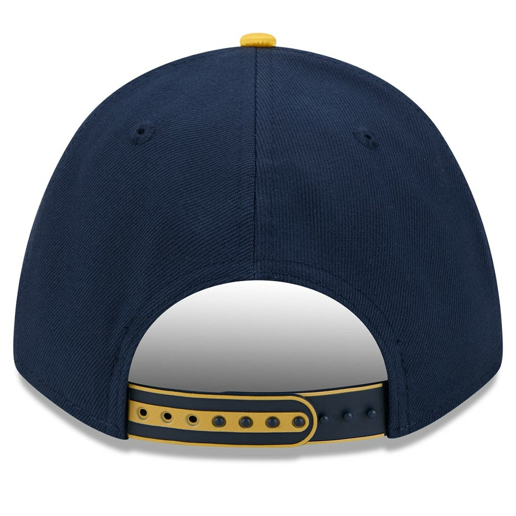 Indiana Pacers 2025 NBA Tip Off M-Crown A-Frame 9FORTY Adjustable Hat White/Navy - New Era