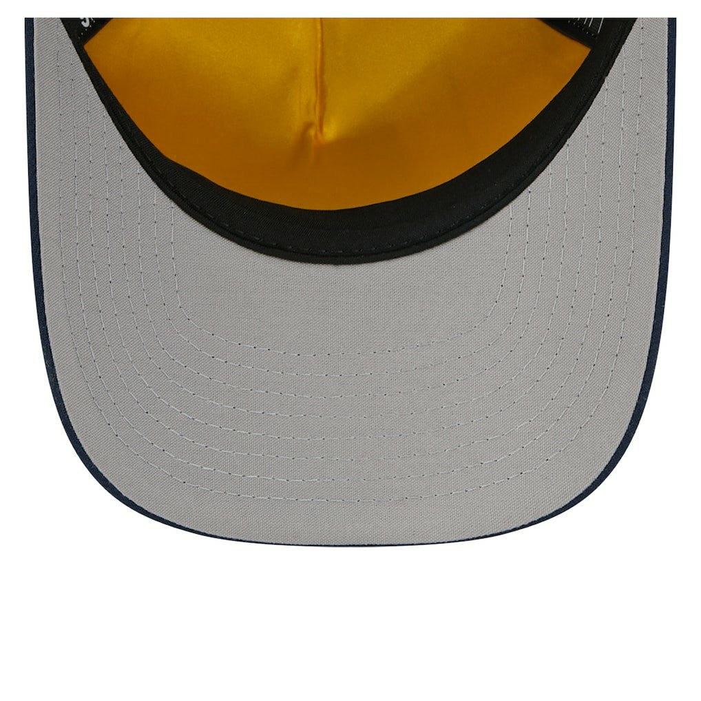 Indiana Pacers 2025 NBA Tip Off M-Crown A-Frame 9FORTY Adjustable Hat White/Navy - New Era