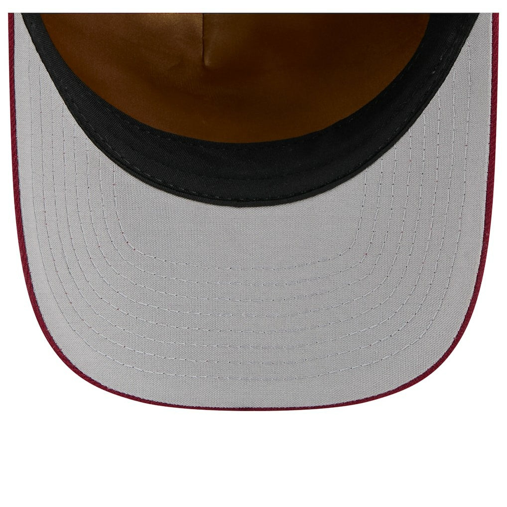 Cleveland Cavaliers 2025 NBA Tip Off M-Crown A-Frame 9FORTY Adjustable Hat White/Wine - New Era