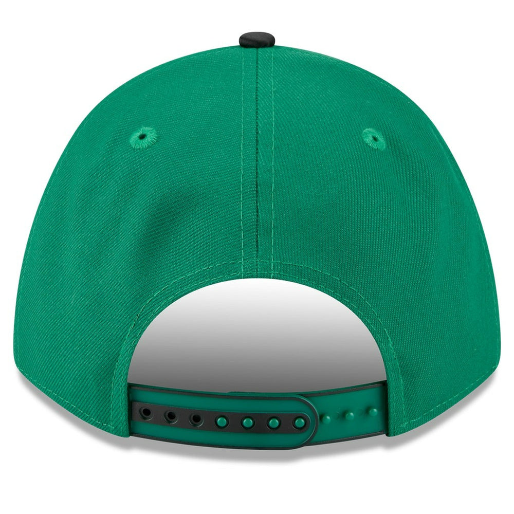 Boston Celtics 2025 NBA Tip Off M-Crown A-Frame 9FORTY Adjustable Hat White/Kelly Green - New Era