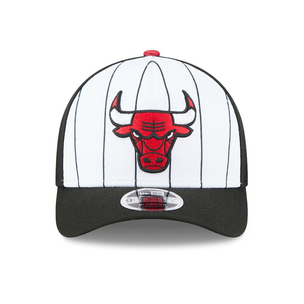 Chicago Bulls 2025 NBA Tip Off M-Crown A-Frame 9FORTY Adjustable Hat White/Black - New Era outlet