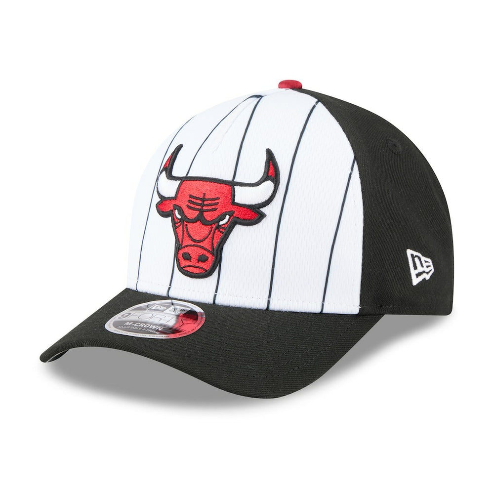 Chicago Bulls 2025 NBA Tip Off M-Crown A-Frame 9FORTY Adjustable Hat White/Black - New Era outlet