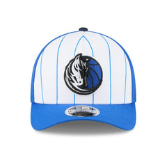 Dallas Mavericks 2025 NBA Tip Off M-Crown A-Frame 9FORTY Adjustable Hat White/Blue - New Era