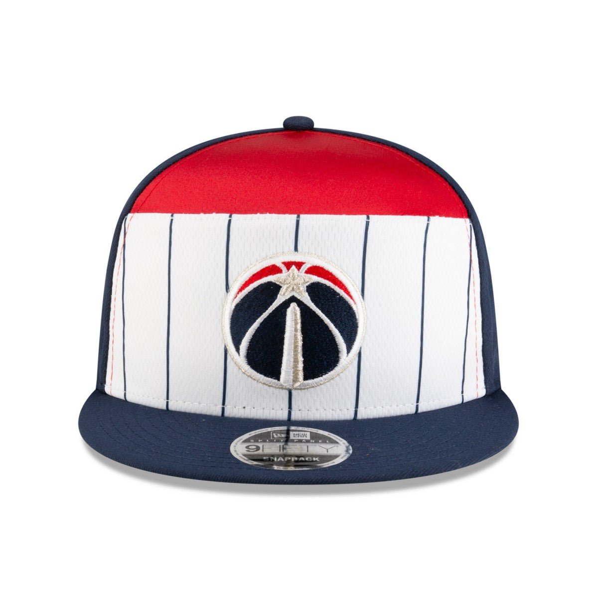 Washington Wizards 2025 NBA Tip Off Split Panel 9FIFTY Snapback Hat White/Navy - New Era