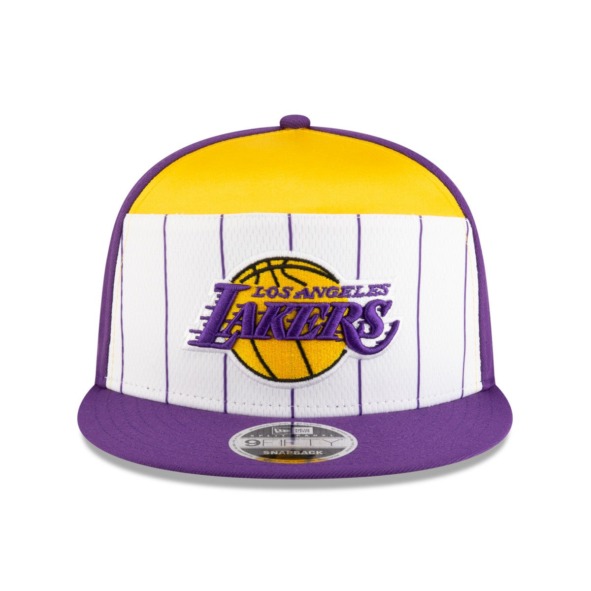 Los Angeles Lakers 2025 NBA Tip Off Split Panel 9FIFTY Snapback Hat White/Purple - New Era