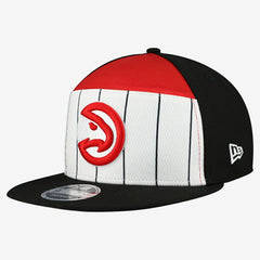 Atlanta Hawks 2025 NBA Tip Off Split Panel 9FIFTY Snapback Hat White/Red - New Era