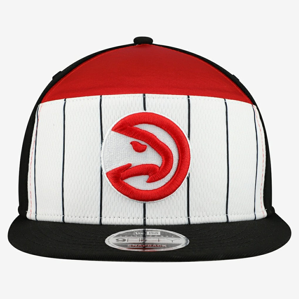 Atlanta Hawks 2025 NBA Tip Off Split Panel 9FIFTY Snapback Hat White/Red - New Era