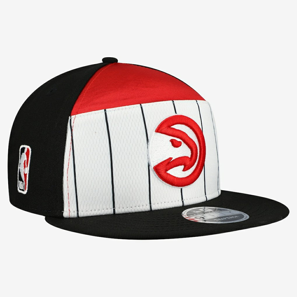 Atlanta Hawks 2025 NBA Tip Off Split Panel 9FIFTY Snapback Hat White/Red - New Era