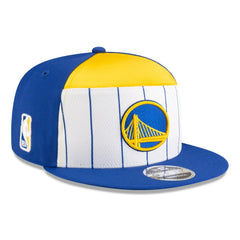 Golden State Warriors 2025 NBA Tip Off Split Panel 9FIFTY Snapback Hat White/Royal - New Era outlet
