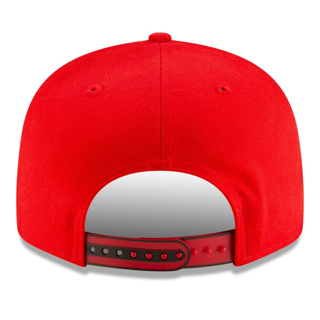 Houston Rockets 2025 NBA Tip Off Split Panel 9FIFTY Snapback Hat White/Red - New Era