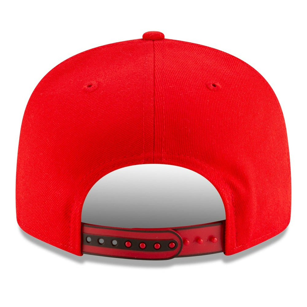 Houston Rockets 2025 NBA Tip Off Split Panel 9FIFTY Snapback Hat White/Red - New Era