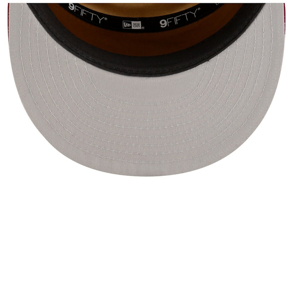 Cleveland Cavaliers 2025 NBA Tip Off Split Panel 9FIFTY Snapback Hat White/Wine - New Era