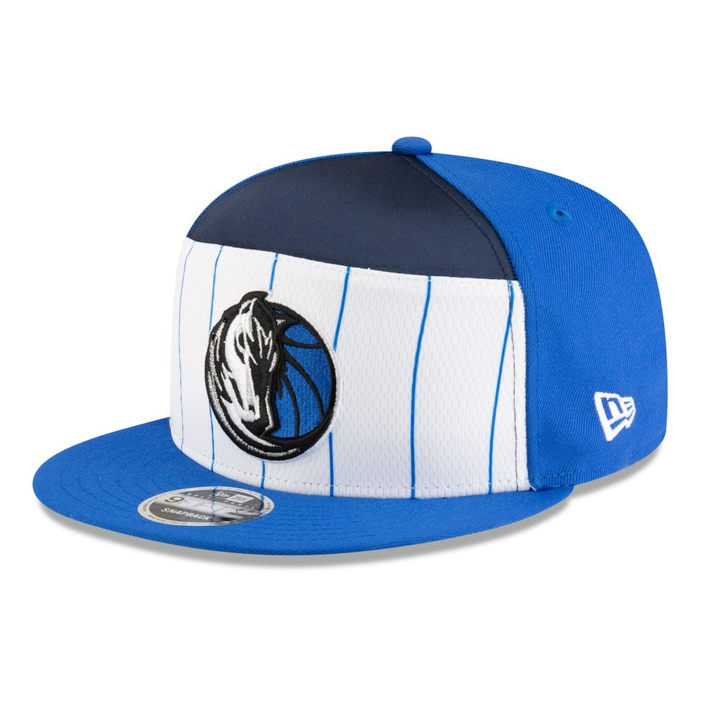 Dallas Mavericks 2025 NBA Tip Off Split Panel 9FIFTY Snapback Hat White/Blue - New Era