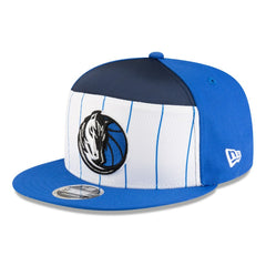 Dallas Mavericks 2025 NBA Tip Off Split Panel 9FIFTY Snapback Hat White/Blue - New Era