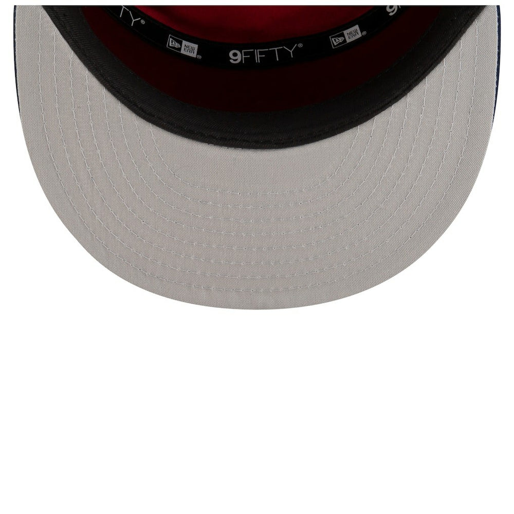 Denver Nuggets 2025 NBA Tip Off Split Panel 9FIFTY Snapback Hat White/Navy - New Era