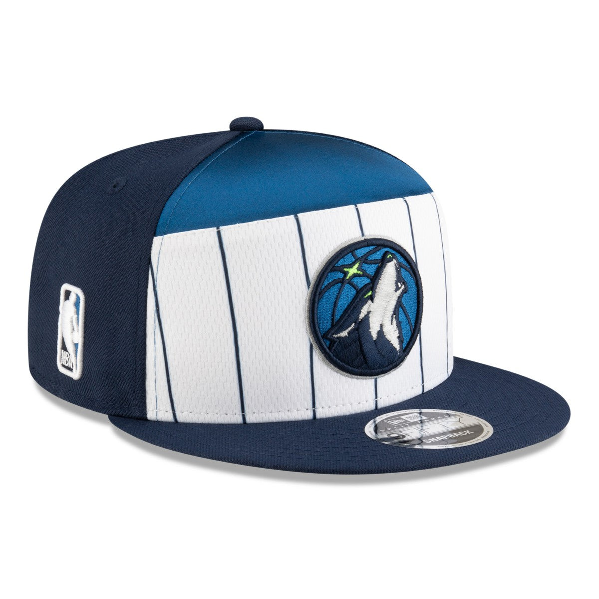 Minnesota Timberwolves 2025 NBA Tip Off Split Panel 9FIFTY Snapback Hat White/Navy - New Era