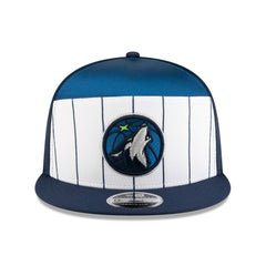 Minnesota Timberwolves 2025 NBA Tip Off Split Panel 9FIFTY Snapback Hat White/Navy - New Era