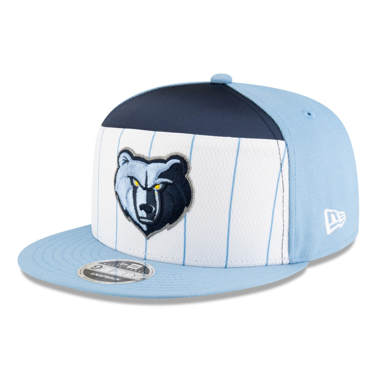 Memphis Grizzlies 2025 NBA Tip Off Split Panel 9FIFTY Snapback Hat White/Light Blue - New Era outlet