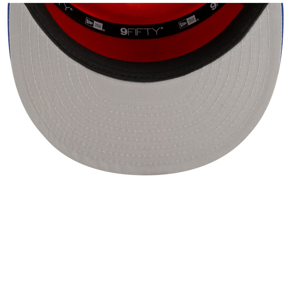 New York Knicks 2025 NBA Tip Off Split Panel 9FIFTY Snapback Hat White/Blue - New Era