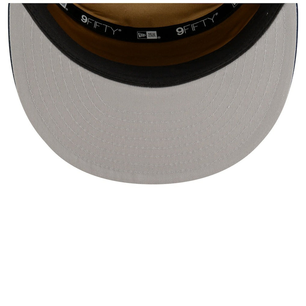New Orleans Pelicans 2025 NBA Tip Off Split Panel 9FIFTY Snapback Hat White/Navy - New Era