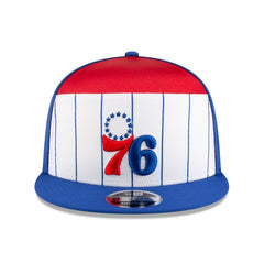 Philadelphia 76ers 2025 NBA Tip Off Split Panel 9FIFTY Snapback Hat White/Blue - New Era