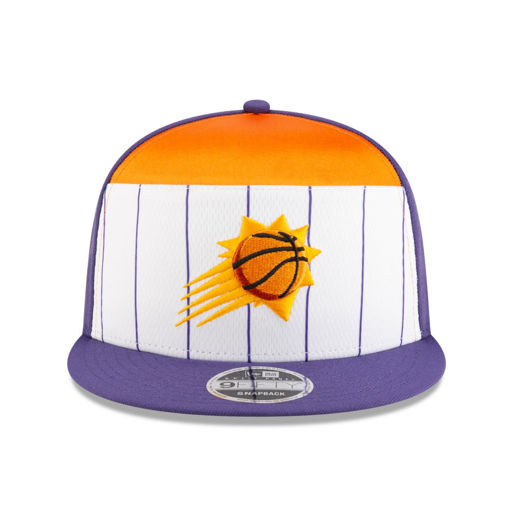 Phoenix Suns 2025 NBA Tip Off Split Panel 9FIFTY Snapback Hat White/Purple - New Era