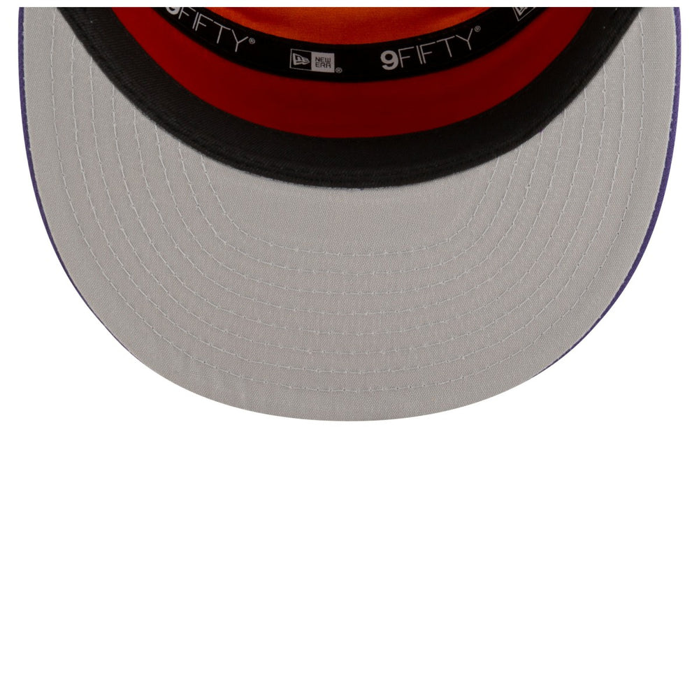 Phoenix Suns 2025 NBA Tip Off Split Panel 9FIFTY Snapback Hat White/Purple - New Era