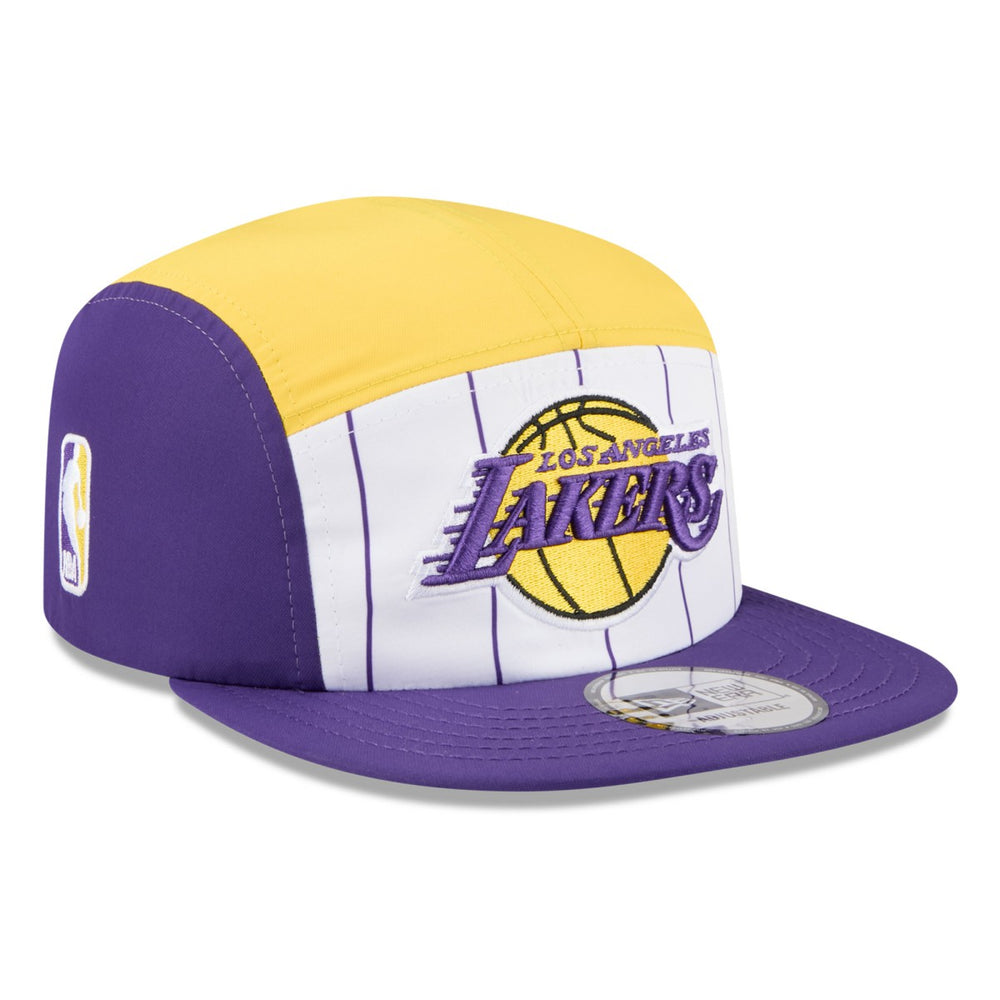 Los Angeles Lakers 2025 NBA Tip Off Camper Adjustable Hat White/Purple - New Era