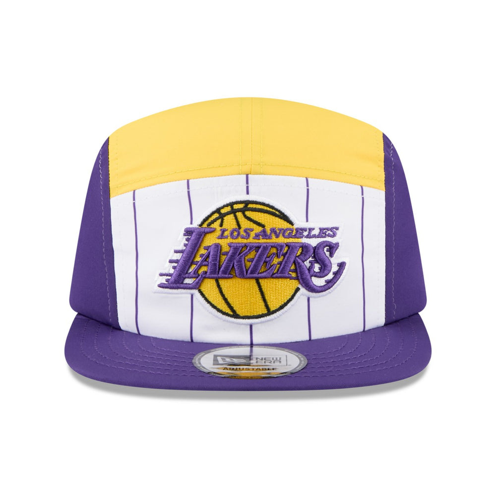 Los Angeles Lakers 2025 NBA Tip Off Camper Adjustable Hat White/Purple - New Era