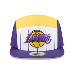 Los Angeles Lakers 2025 NBA Tip Off Camper Adjustable Hat White/Purple - New Era