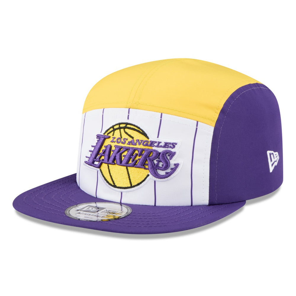 Los Angeles Lakers 2025 NBA Tip Off Camper Adjustable Hat White/Purple - New Era