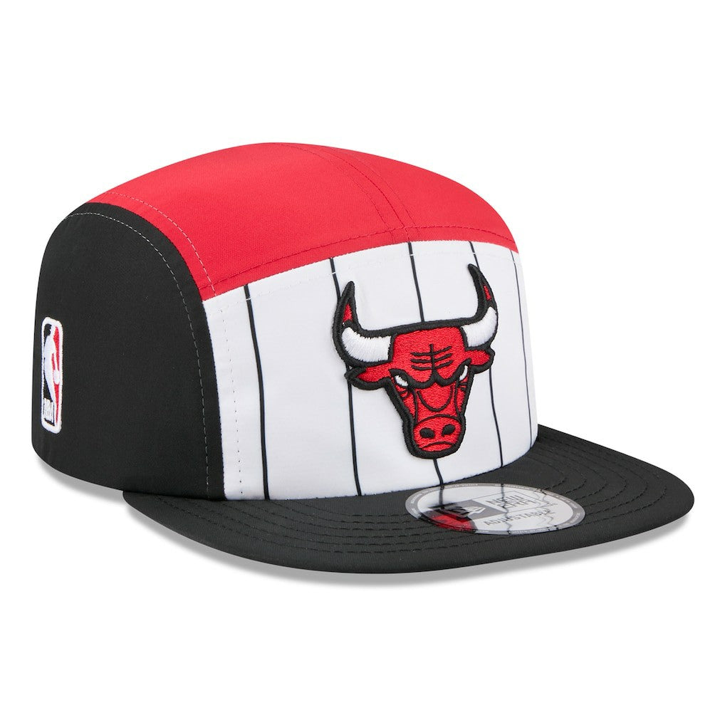 Chicago Bulls 2025 NBA Tip Off Camper Adjustable Hat White/Black - New Era