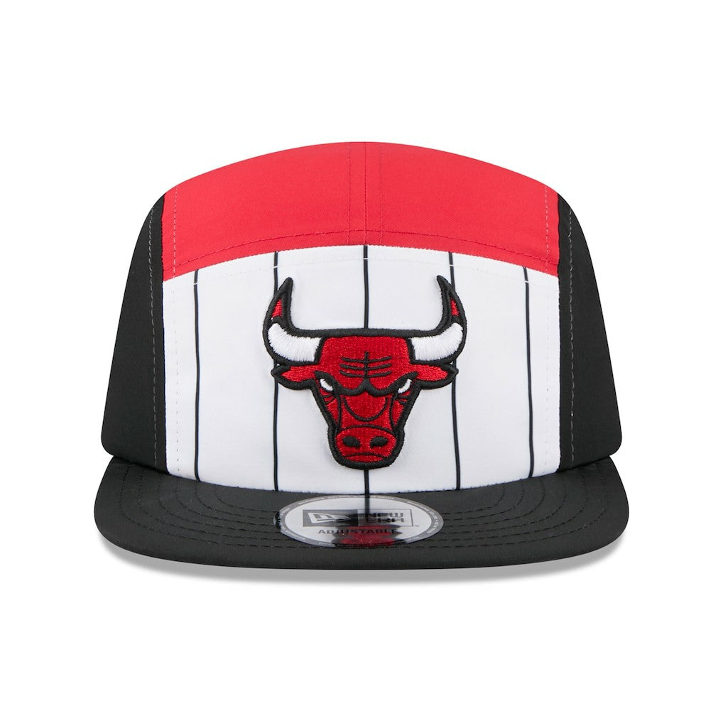 Chicago Bulls 2025 NBA Tip Off Camper Adjustable Hat White/Black - New Era
