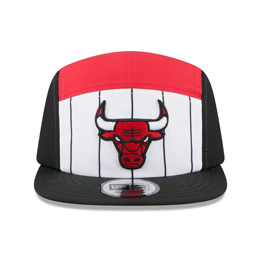 Chicago Bulls 2025 NBA Tip Off Camper Adjustable Hat White/Black - New Era