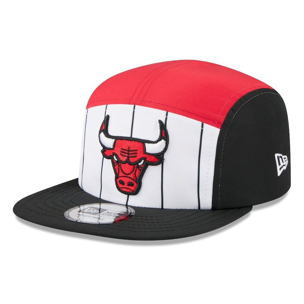 Chicago Bulls 2025 NBA Tip Off Camper Adjustable Hat White/Black - New Era