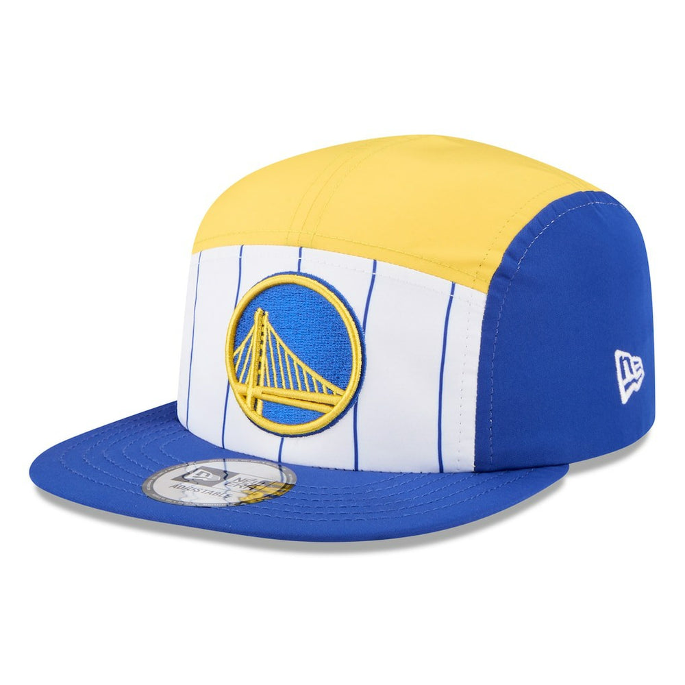 Golden State Warriors 2025 NBA Tip Off Camper Adjustable Hat White/Royal - New Era