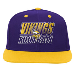 Minnesota Vikings Outerstuff Youth Team Gradient Deadstock Snapback Hat - Purple Hats