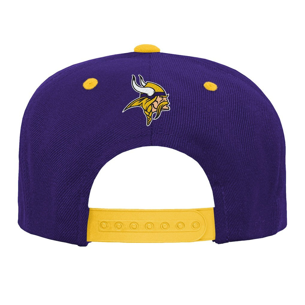 Minnesota Vikings Outerstuff Youth Team Gradient Deadstock Snapback Hat - Purple Hats
