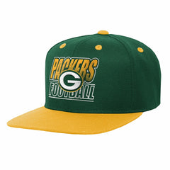 Green Bay Packers Outerstuff Youth Team Gradient Deadstock Snapback Hat - Green Hats