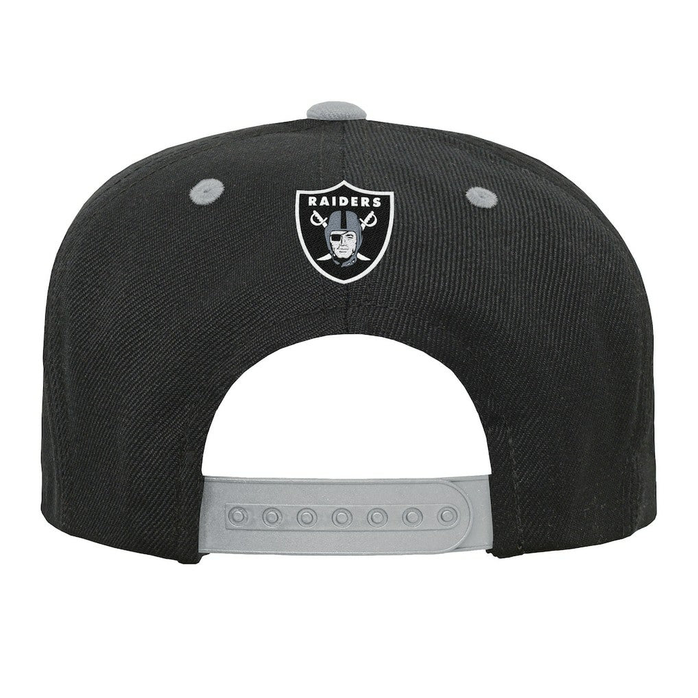 Las Vegas Raiders Outerstuff Youth Team Gradient Deadstock Snapback Hat - Black Hats