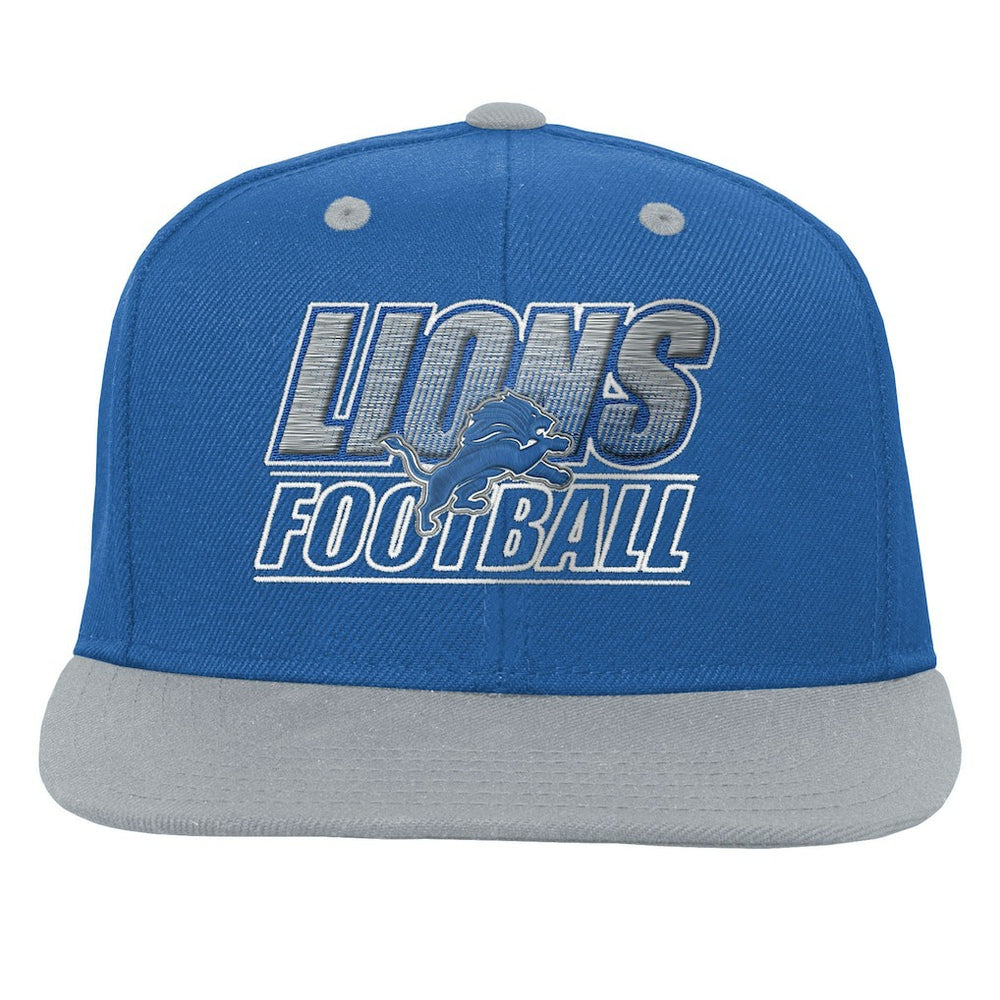 Detroit Lions Outerstuff Youth Team Gradient Deadstock Snapback Hat - Blue Hats