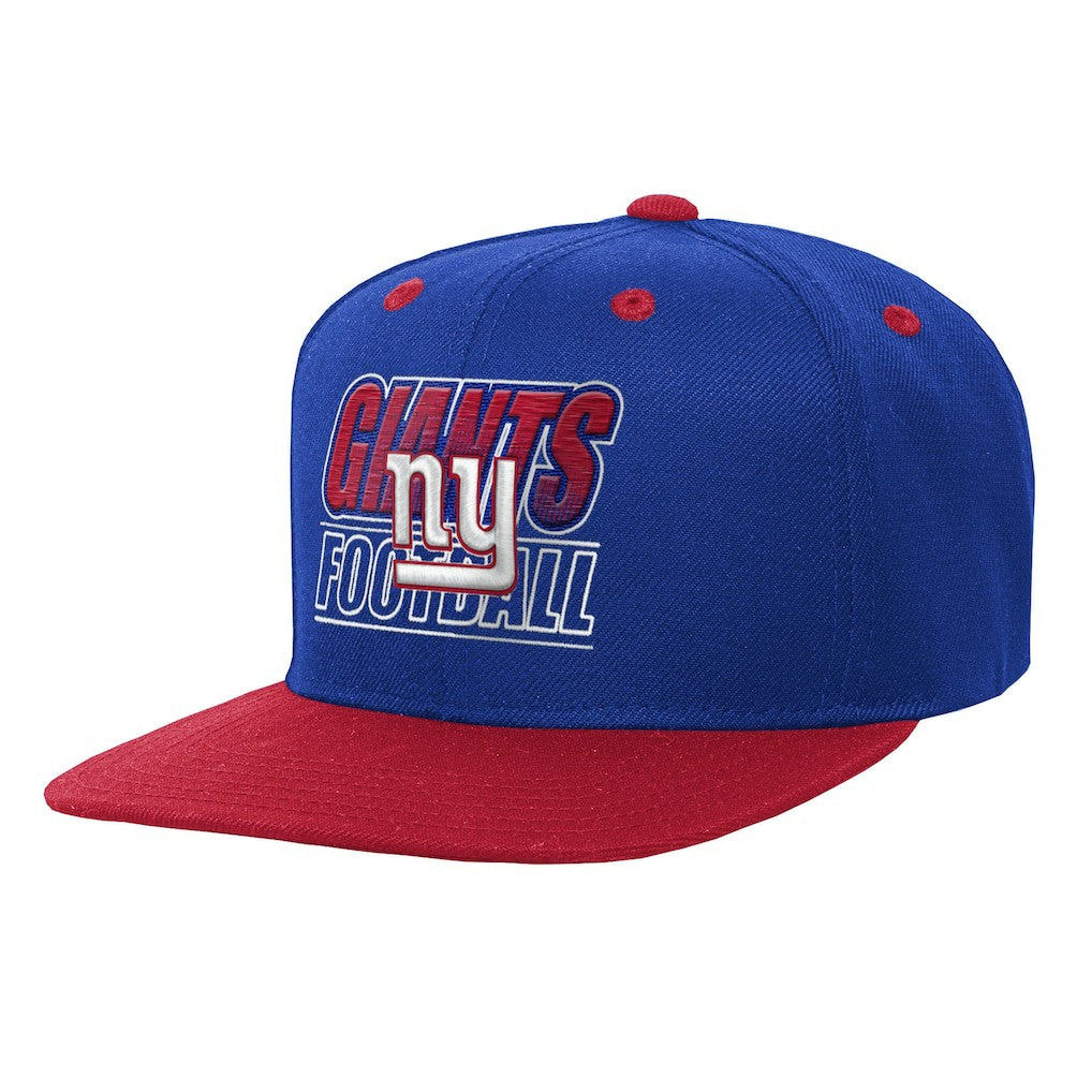 New York Giants Outerstuff Youth Team Gradient Deadstock Snapback Hat - Royal Hats