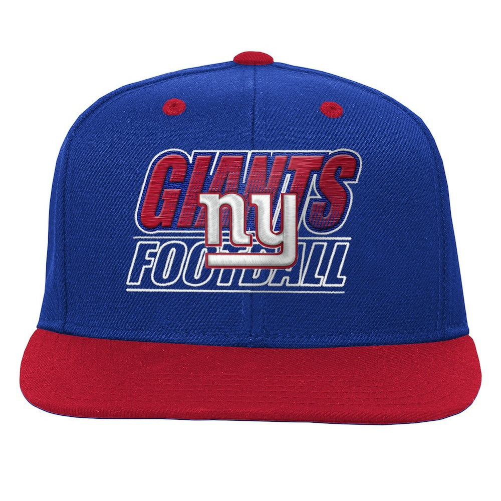 New York Giants Outerstuff Youth Team Gradient Deadstock Snapback Hat - Royal Hats