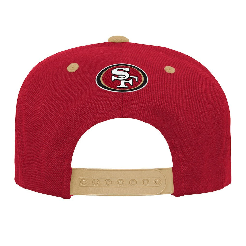 San Francisco 49ers Outerstuff Youth Team Gradient Deadstock Snapback Hat - Scarlet Hats