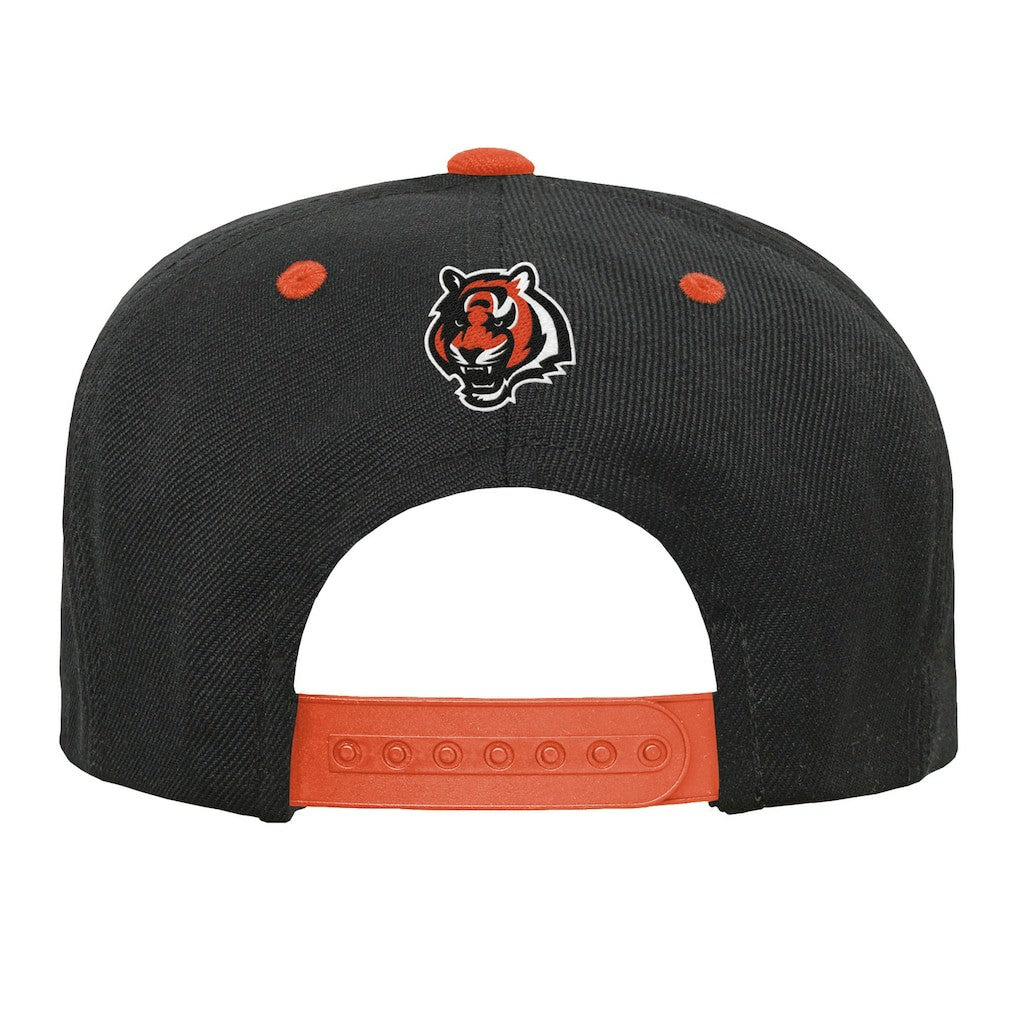 Cincinnati Bengals Outerstuff Youth Team Gradient Deadstock Snapback Hat - Black Hats